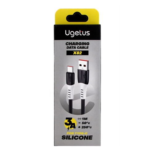 Кабель TYPE-C 1м X-82-TC силиконовый черный