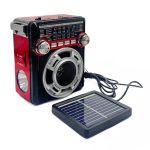 Приемник PX-299BT-S FM/AM/SW1/2/3 TF USB, встр аккум, солнечная батарея, Bluetooth