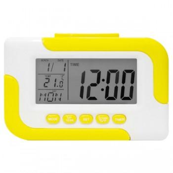 Часы настольные NAKO NA-3816 электронные+будильник+датчик темп. Питание: 2 AA (1/200)