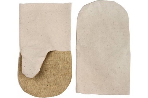 Рукавицы х/б аппрет с брезентовым налодонником БН-01