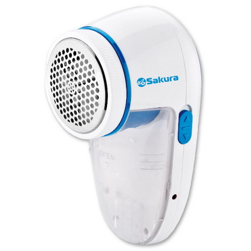 Машинка для удаления катышков SAKURA SA-5206BL d-50мм, для деликатных тканей, питание 2*1,5В(АА)