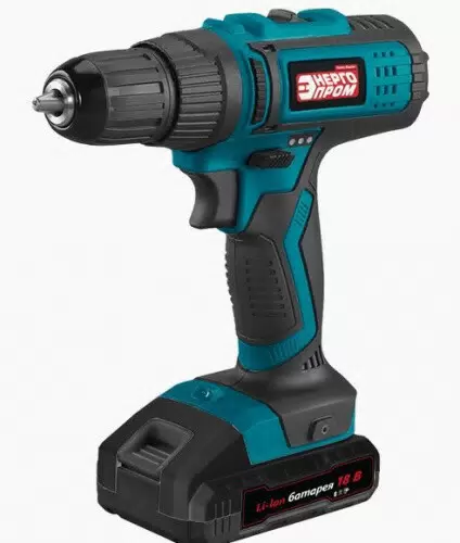 Дрель-шуруповерт ЭНЕРГОПРОМ Home Master ДА-18/2 Li 2 аккум, слайдер, кейс, 18V