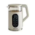 Чайник эл. DELTA LUX DE-1025 1,7л, 2200Вт, белый, стекло/пластик, LED дисплей (1/6)