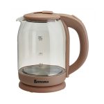 Чайник эл. ВАСИЛИСА ВА-1035 1,8л, 1500Вт, стекло/бежевый (1/12)