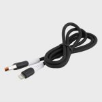 Кабель IPhone Lightning 1м X-82-IP силиконовый черный