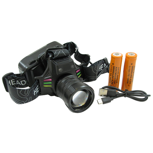 Фонарь налобный аккум LED MT-8050-TG