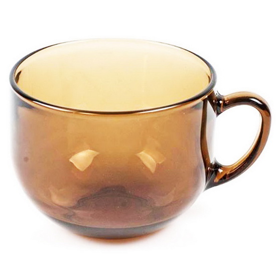 Бульонница 670мл с ручкой BASILICO GIGANTESCA дымка (1/12)