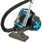 Пылесос DELTA DL-0852 2200/350Вт, мультициклон, черный с бирюзовым (1)