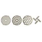 Мясорубка эл. DELTA LUX DE-603M 3000Вт серый нерж, насадка ждя колбасы, КУББЕ, 3 решётки (1/4)