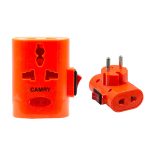 Тройник-адаптер-переходник универсальный CAMRY оранжевый (12/240)