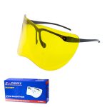Очки защитные XP-SN004-Ж прозрачные желтые широкие с дужками X-PERT (1/10/100)