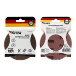 Диск шлифовальный на сетчатой основе 125мм, Р100, 5 шт./уп. Kranz