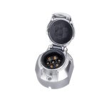 Розетка фаркопа 12В, 7 контактов, металл REXANT