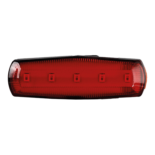 Фонарь велосипедный аккум LED Smartbuy сигнальный красный, microUSB, выкл