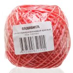 Шпагат полипропилен 100м 1000текс красный САДОВИТА