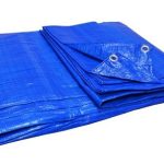 Тент хозяйственный 3*3м 60гр синий тарпаулин САДОВИТА (1/40)