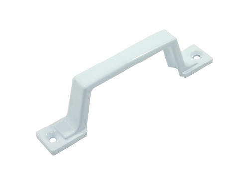 Ручка-скоба РС-80 цельнотянутая полимер белый (50)