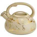 Чайник для плит со свистком ALPENKOK АК-541 3л нерж, индукционное дно (1/12)