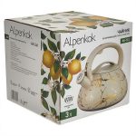 Чайник для плит со свистком ALPENKOK АК-541 3л нерж, индукционное дно (1/12)
