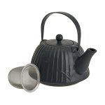 Заварочный чайник с фильтром Ф19-144R 900мл, черный (1/18)