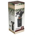 Набор кухонных принадлежностей на подставке ALPENKOK AK-5283 12пр. силикон, черный (1/16)