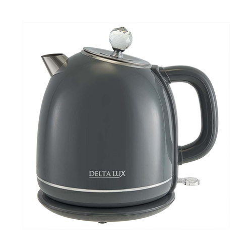 Чайник эл. DELTA LUX DE-1018 1,7л 2200Вт серый, двойной корпус