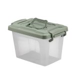 Контейнер для хранения 5л 290*190*185мм универсальный, крышка с ручкой RUNIS зелен (1/10)