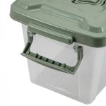 Контейнер для хранения 5л 290*190*185мм универсальный, крышка с ручкой RUNIS зелен (1/10)