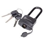 Замок навесной 35*40мм d-6,6мм, удлиненная дужка влагозащишенный, 3 ключа Smartbuy PRO tools