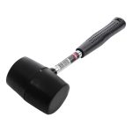 Молоток резиновый 500гр с плексигласс прорезинен рукояткой Smartbuy tools