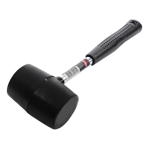 Молоток резиновый 500гр с плексигласс прорезинен рукояткой Smartbuy tools