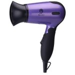 Фен ВАСИЛИСА ФН2-1400 1400Вт складная ручка, черный с фиолетовым