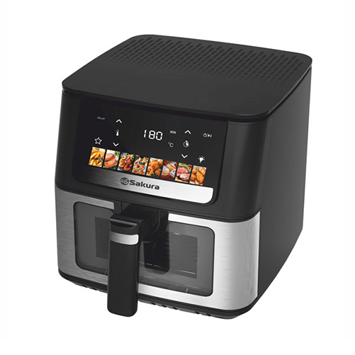 Аэрогриль SAKURA SA-7691BK 1700Вт 7л 60мин таймер, отсрочка старта Аэрогриль SAKURA SA-7691BK 1700Вт 7л 60мин таймер, отсрочка старта
