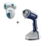 Комплект №1 Отпариватель ручной SAKURA SA-3923BL+Миниочиститель SAKURA  SA-5201BL