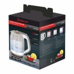 Чайник эл. SAKURA SA-2736WG 1500/1800Вт, 1,8л, диск, стекло, подсветка, цвет. белый с серым