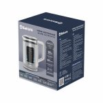 Чайник эл. SAKURA SA-2751DW 1500/1800Вт, 1,5л, 2-слойный (стекло+пластик) 6темп LED дисплей сенсорн