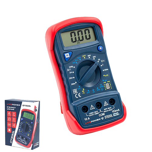 Мультиметр (тестер) DT-830L с большим диапозоном LivePower MPM (1/50)