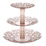 Фруктовница пласт 3-х ярусная Мелодия тонир прозр М6620 265*245мм (1/15)