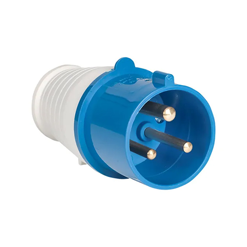 Вилка переносная 023 2Р+РЕ 32А 220В IP44 EKF