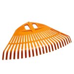 Грабли веерные 23 зуба оранжевые/синие из первичного полипропилена ГАРДЕНИЯ б/ч (10)