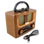 Приемник M-1931BT FM,AM,SW TF, USB аккум.18650 +2*R20 Ретро, Bluetooth