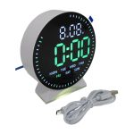 Часы-будильник электронные GH-8680 зеленые цифры