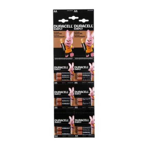 Батарейка пальчиковая алкалиновая LR 6 1,5 V "DELL" BASIC отрыв (12/120/1440)