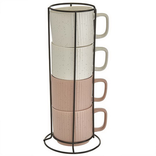 Набор кружек TRENDY Ф11-057L/4 4 предмета 320мл на подставке (1/12) Набор кружек TRENDY Ф11-057L/4 4 предмета 320мл на подставке (1/12)