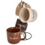 Набор кружек TEA TIME Ф11-064L/4 4 предмета 450мл на металлической подставке (1/8)