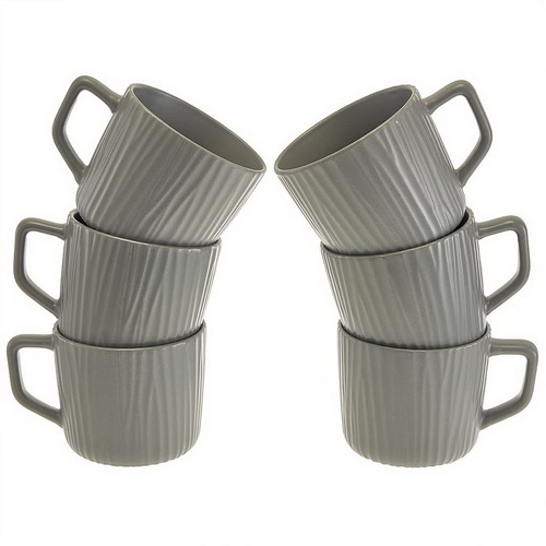 Набор кружек BARISTA Ф11-098L/6 6 предметов 300мл серый, в коробке (1/8) Набор кружек BARISTA Ф11-098L/6 6 предметов 300мл серый, в коробке (1/8)