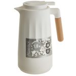 Термос-кувшин ALPENKOK AK-10110S 1л, стеклянная колба, белый (1/12)