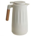 Термос-кувшин ALPENKOK AK-10110S 1л, стеклянная колба, белый (1/12)