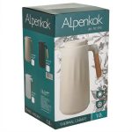 Термос-кувшин ALPENKOK AK-10110S 1л, стеклянная колба, белый (1/12)
