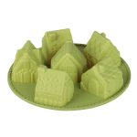 Форма силиконовая для выпечки ДОМИКИ 6 ячеек 26*6см